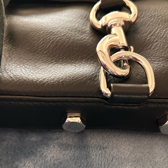 Rebecca Minkoff - Black Leather Chain Strap Bag Mini - Picture 8 of 12